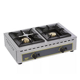 PROFESSIONAL GAS STOVE - 2 BURNERS (7 + 5 KW) - Mabrook Hotel Supplies